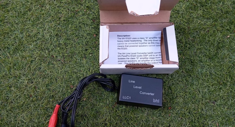 BHI LLC1 Line Level converter