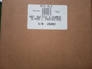 Conmutador remoto Ameritron RCS-4Lx con descargador de estatica incluida