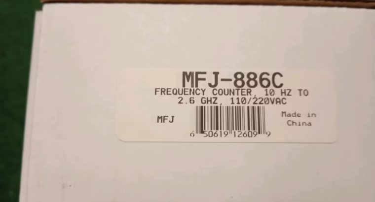 Frecuencímetro MFJ-886C 10hz-2,6GHz